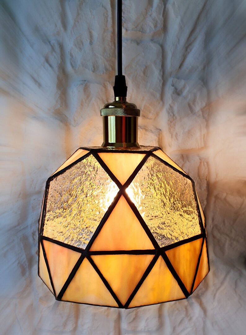 Lampe Lampenschirm Technik Glasmalerei Wohnzimmer