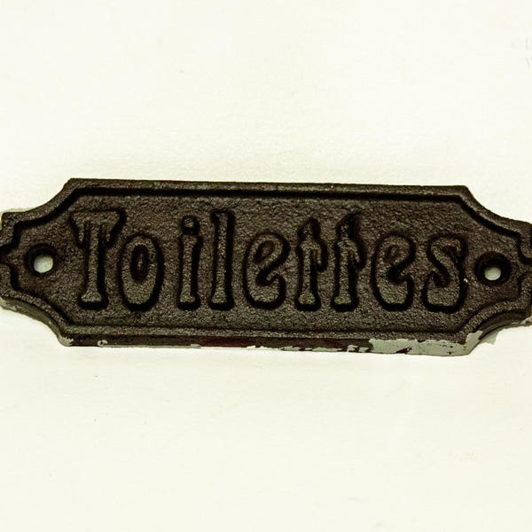 French Toilette Sign - Etsy