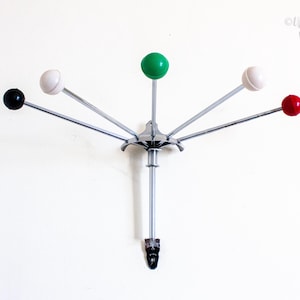 SERJAC Sputnik Coat Rack Knobs FRENCH Vintage Expandable Umbrella Coat Hooks
