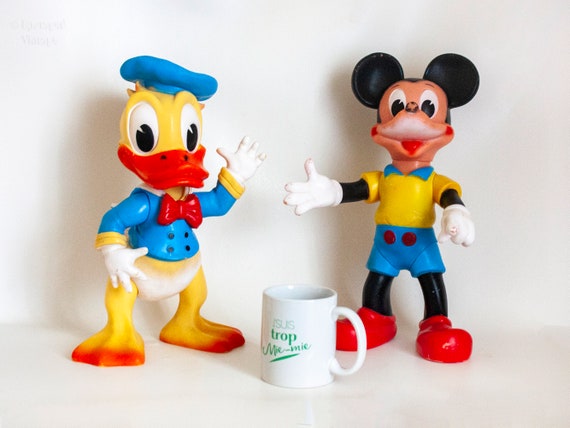 ミッキーマウス 1960年代 ディズニー オリジナル ビンテージ ゴム製 