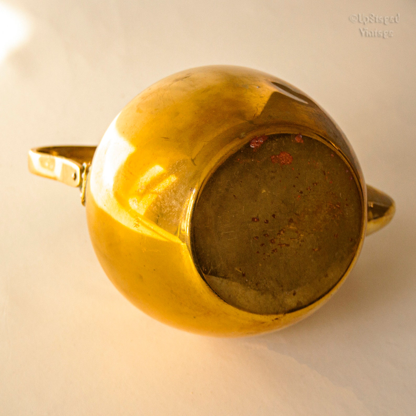 FRENCH Antique/Vintage Brass Enamel Stove Top Kettle Tea Pot Etsy