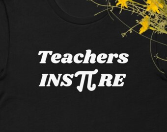 Maglietta "Teachers Inspire Pi Day", un regalo divertente per gli insegnanti di matematica.