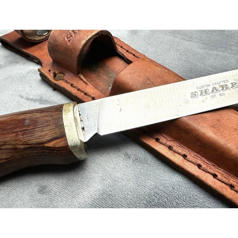 Sharp DF-60 Fillet Knife Leather Sheath Fishing Tool Fisherman image 6