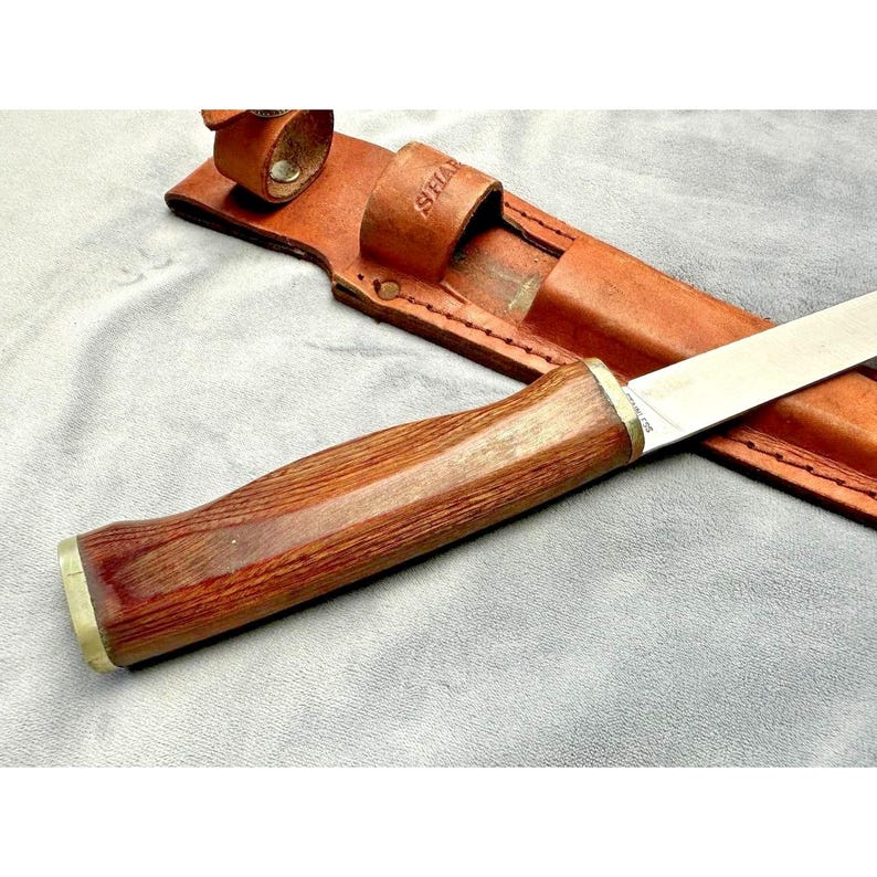 Sharp DF-60 Fillet Knife Leather Sheath Fishing Tool Fisherman image 8