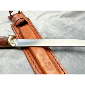 Sharp DF-60 Fillet Knife Leather Sheath Fishing Tool Fisherman image 10