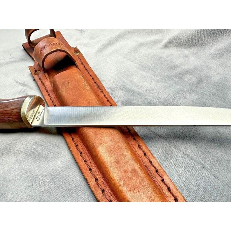 Sharp DF-60 Fillet Knife Leather Sheath Fishing Tool Fisherman image 10