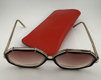 Rare Vintage GUY LAROCHE LAPUS 56 col 5 Oversized Octagon Sunglasses