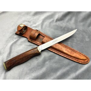 Sharp DF-60 Fillet Knife Leather Sheath Fishing Tool Fisherman image 3