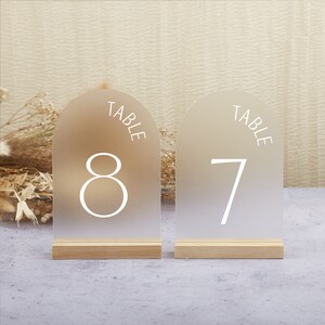Wedding Table Numbers, Table Numbers Wedding, Acrylic Table Numbers,Custom Frosted Wedding Reception Decor,Wedding Table Centerpiece,Signage