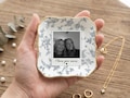 Personalized Photo Jewelry Dish for Mom, Mother’s Day Gift for Mom, Custom Trinket Tray