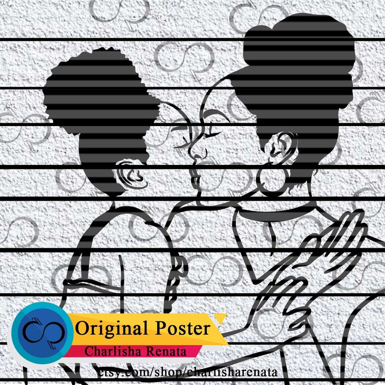 Download Mothers Day Like mother like daughter Afro svg jpg pdf ...