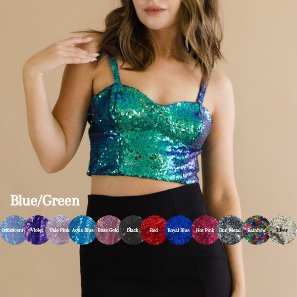 Gold Sequin Top - Etsy