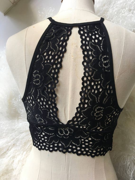 lace and bow dress 1980s Black Lace Dress with Bow, sz. M main image 1