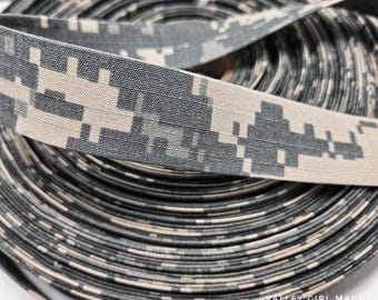 1" Blank ACU Name Tape, 5 yards Army ACU Ripstop Nametape