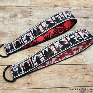 Horror Movie Film Strip Keychain Wristlet - Slasher Film Fan Key Fob