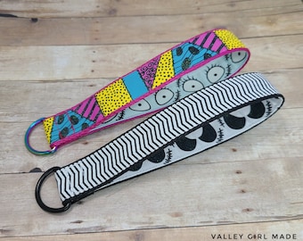 NBC Keychain Wristlets | Halloween Christmas Nightmare | Jack or Sally Keychain Wristlet