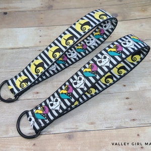 Limited Stock - NBC Keychain Wristlets | Halloween Christmas Nightmare | Jack and Sally Keychain Wristlet