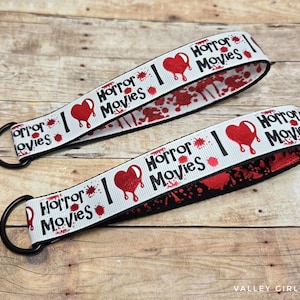 Horror Movie Keychain Wristlet: Slasher Film Fan Gift