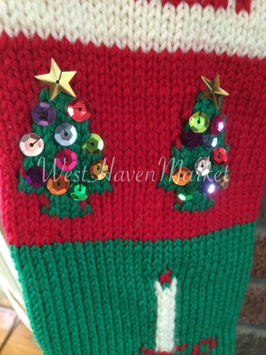 Kit for Vintage Personalized Hand Knit Christmas Tree and - Etsy