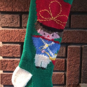 PATTERN for Vintage Personalized Drummer Boy Christmas Stocking - HARD COPY mailed to you