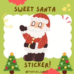 Adesivo Doce Papai Noel