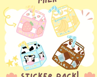 Milk Sticker Pack