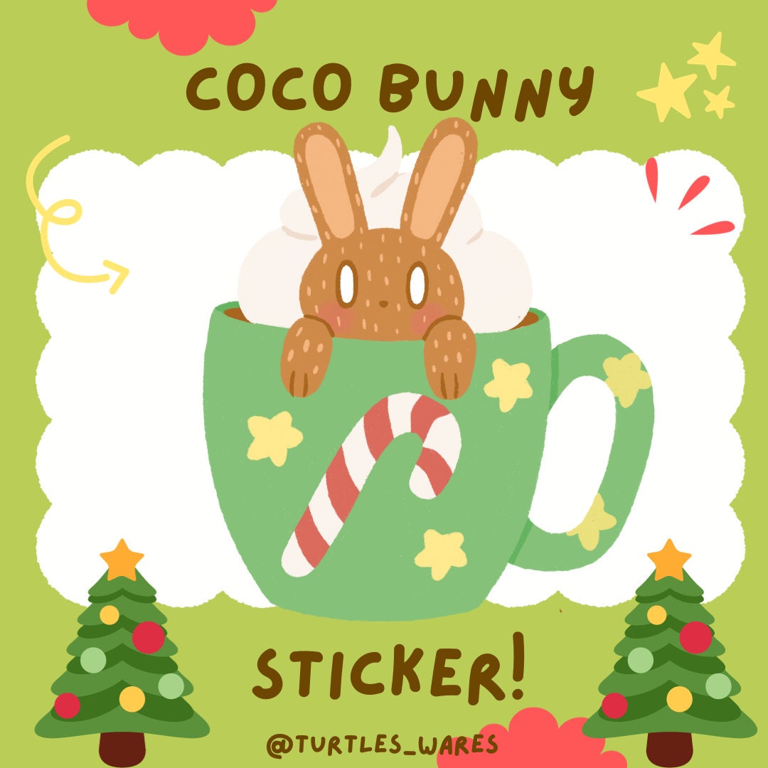 Coco Bunny Sticker - Etsy