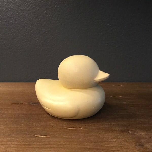 Concrete duck (1), concrete, duck decor, rubber duck, rubber duck concrete, paperweight, urban, minamilist, cement decor, duck statue