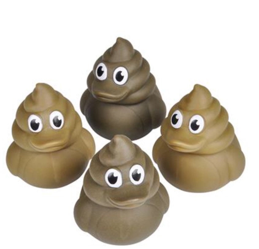 Poop rubber duck deals