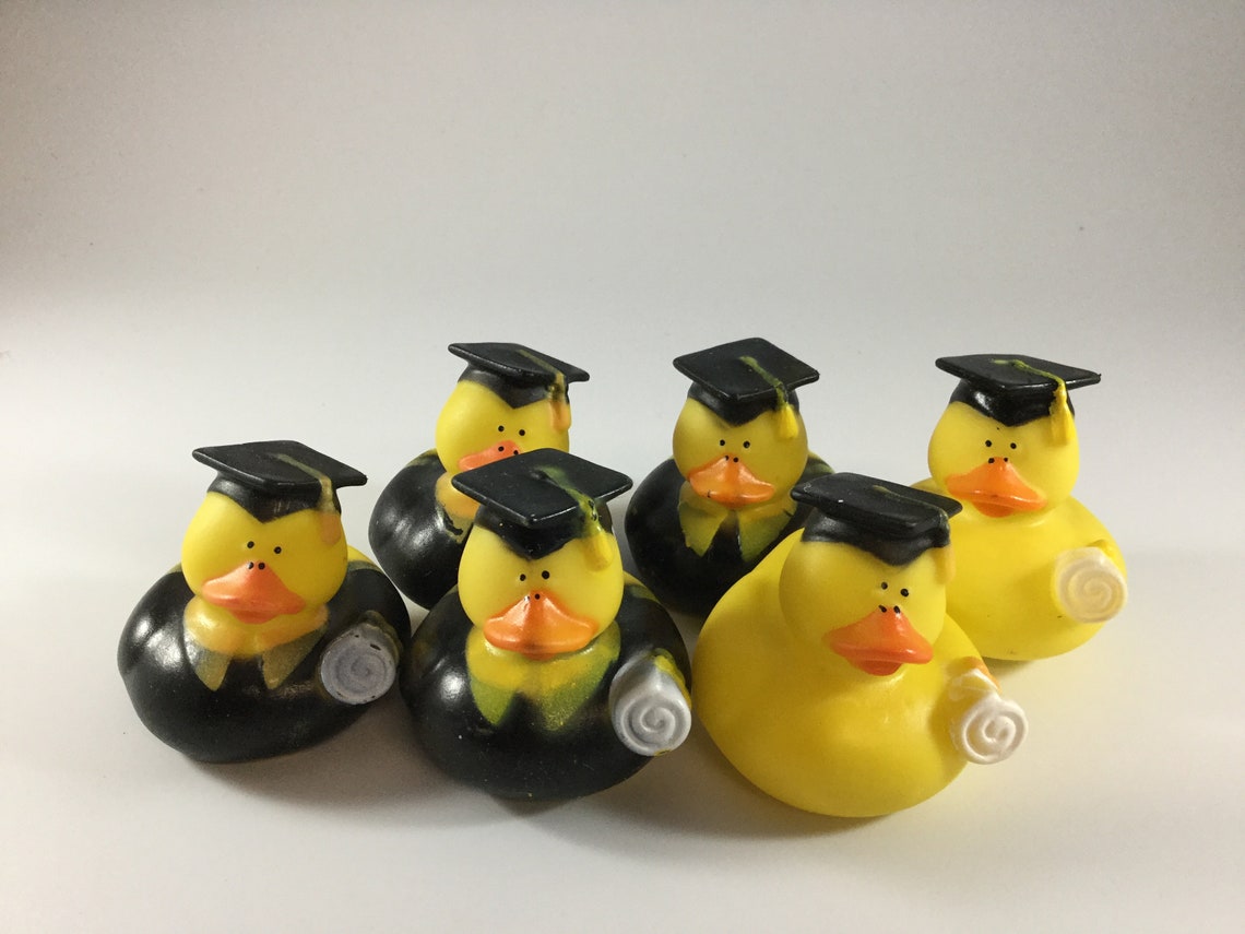 Graduation rubber ducks CLEARANCE set of 6 party | Etsy