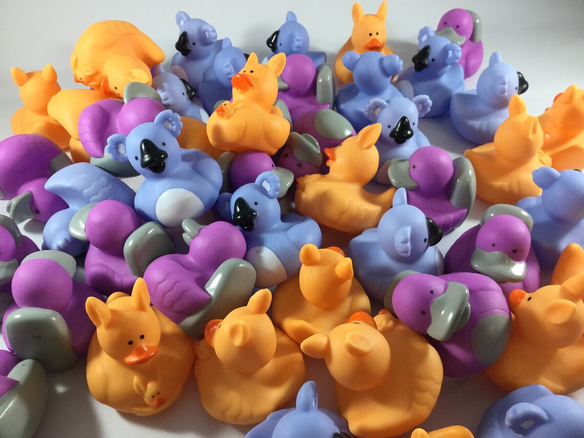 Australian themed Rubber Duck gift package set of 3 ducks Etsy