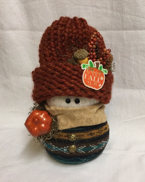 Sock Snowman Decoration Clearance Fall Decor Sock Doll Etsy