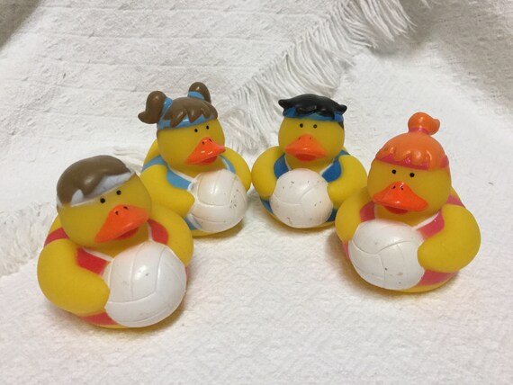volleyball rubber ducks