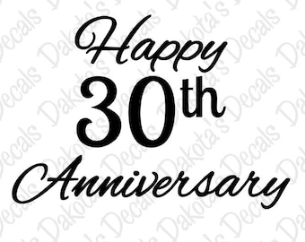 Free Free 226 30Th Wedding Anniversary Svg SVG PNG EPS DXF File