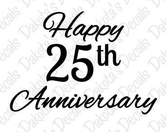 Free Free 190 25Th Wedding Anniversary Svg SVG PNG EPS DXF File