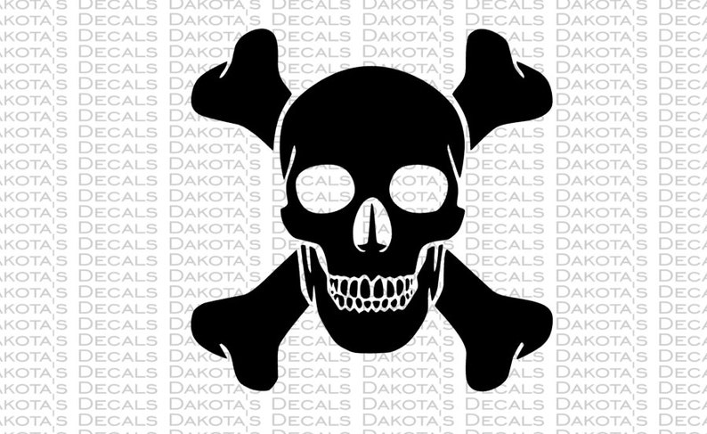 Skull and Crossbones SVG for Download | Etsy