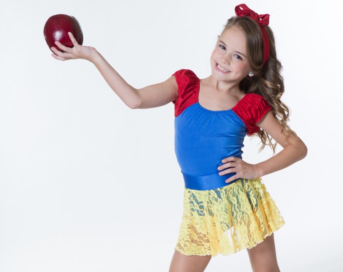 Snow White Inspired Fairytale Series Dancewear Set 95 00 Etsy