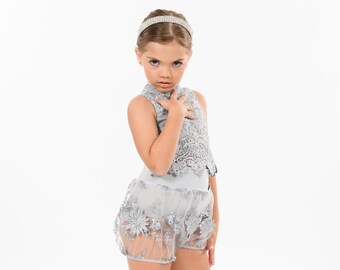 Tiny Dancer Amelia Set Bubble Short and High Neck Leotard