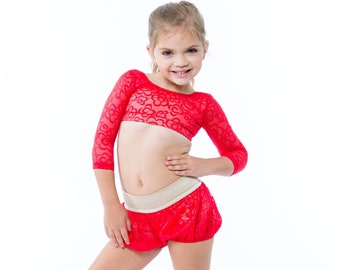 Tiny Dancer Ashley Set Avery Bubble Shorts and Criss Cross 3/4 Sleeve Top