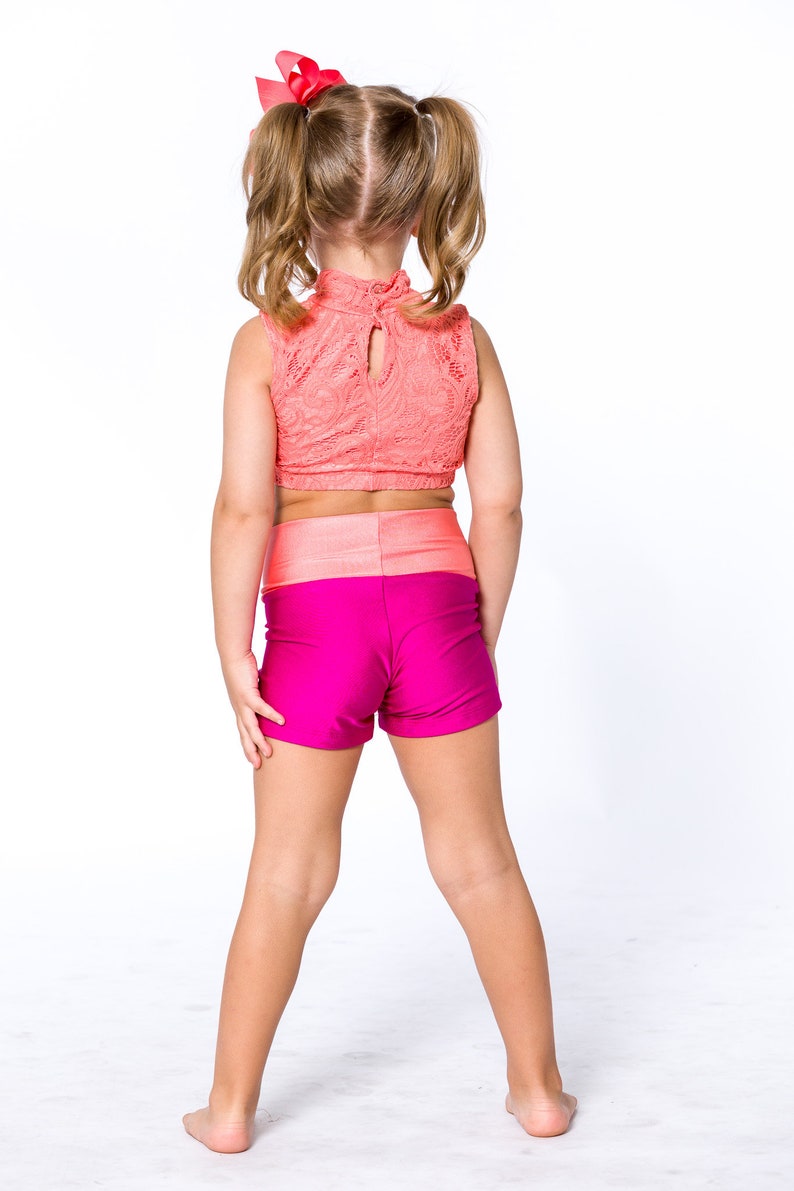 Tiny Dancer Presley Set Booty Shorts and Fitted High Neck Etsy