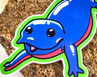 Blue Gecko Reptile Vinyl sticker