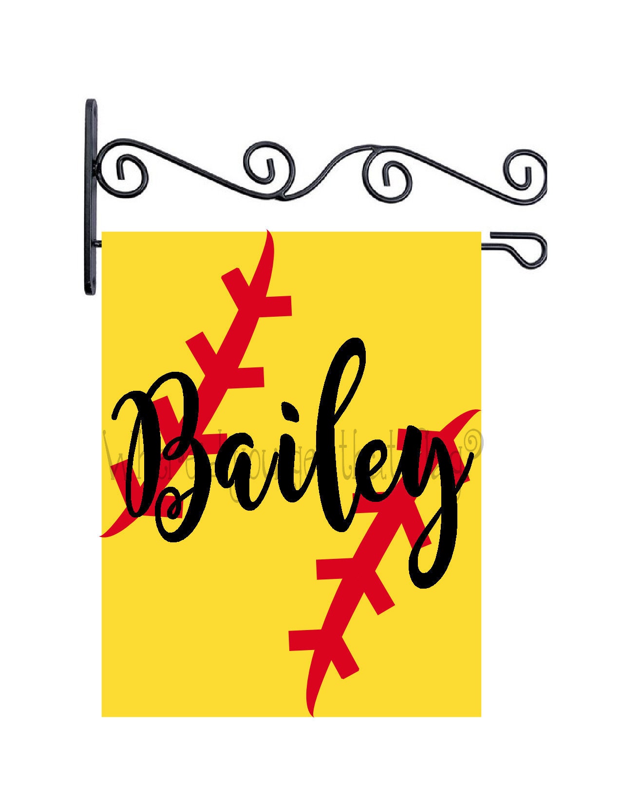 Custom Personalized Garden Sign Softball Big Etsy