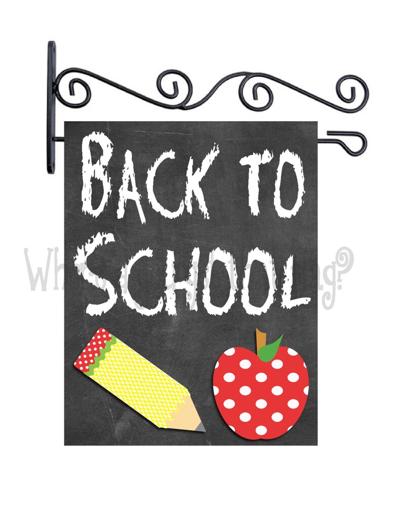 Custom Personalized Yard Sign Chalkboard Back to School Etsy