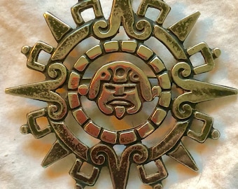 Colgante de pin azteca mexicano