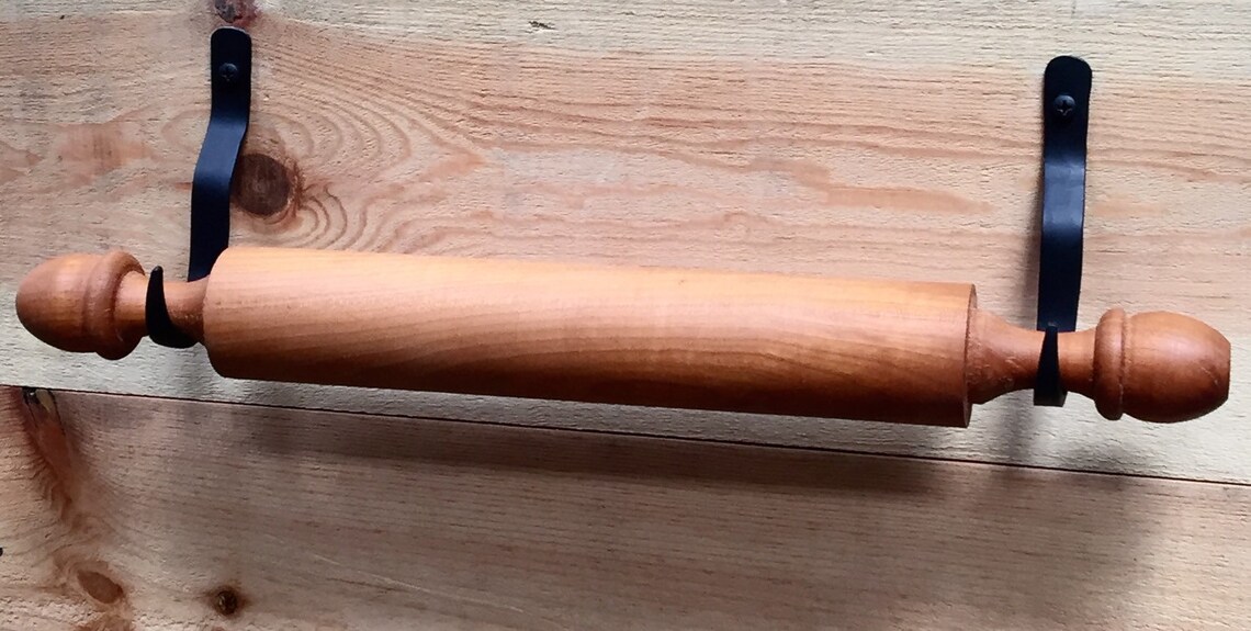 Rolling Pin Holder/HangerStarter pairPlain topwrought iron Etsy