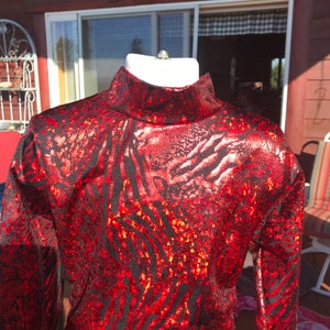 Girls  RED , slinky, western show shirt, pleasure, horsemanship, leadline, 5  sizes, xs s m l xl rodeo