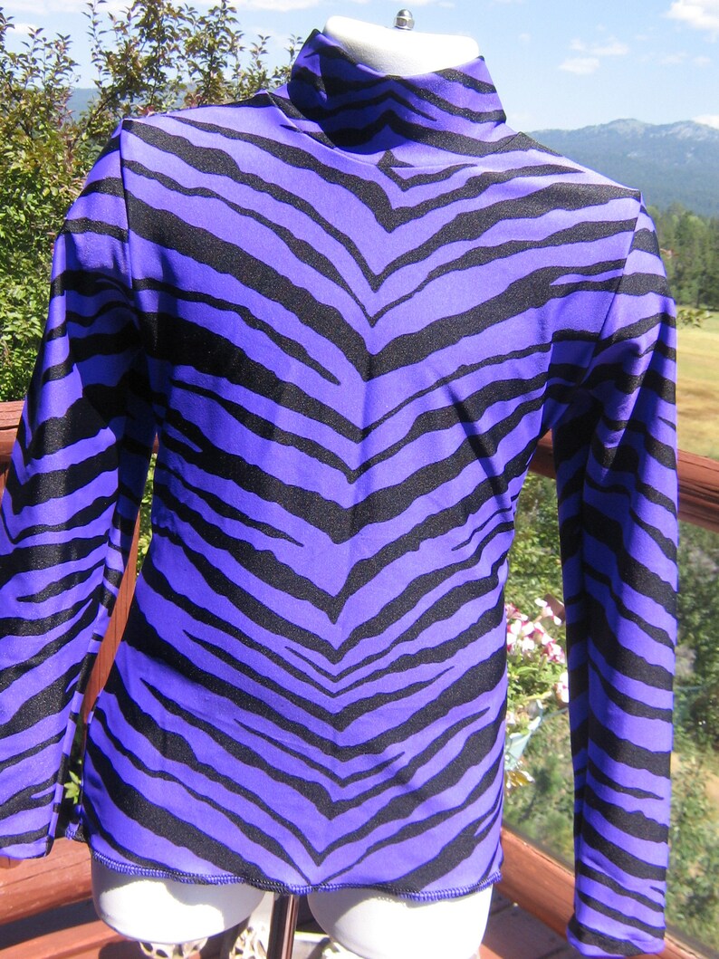 Girls S Purple Black Slinky Western Show Shirt Horse Showing Etsy
