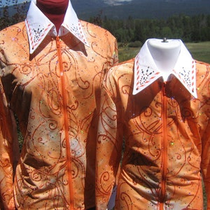 chemise western show, plaisir, rodéo, leadline, violet