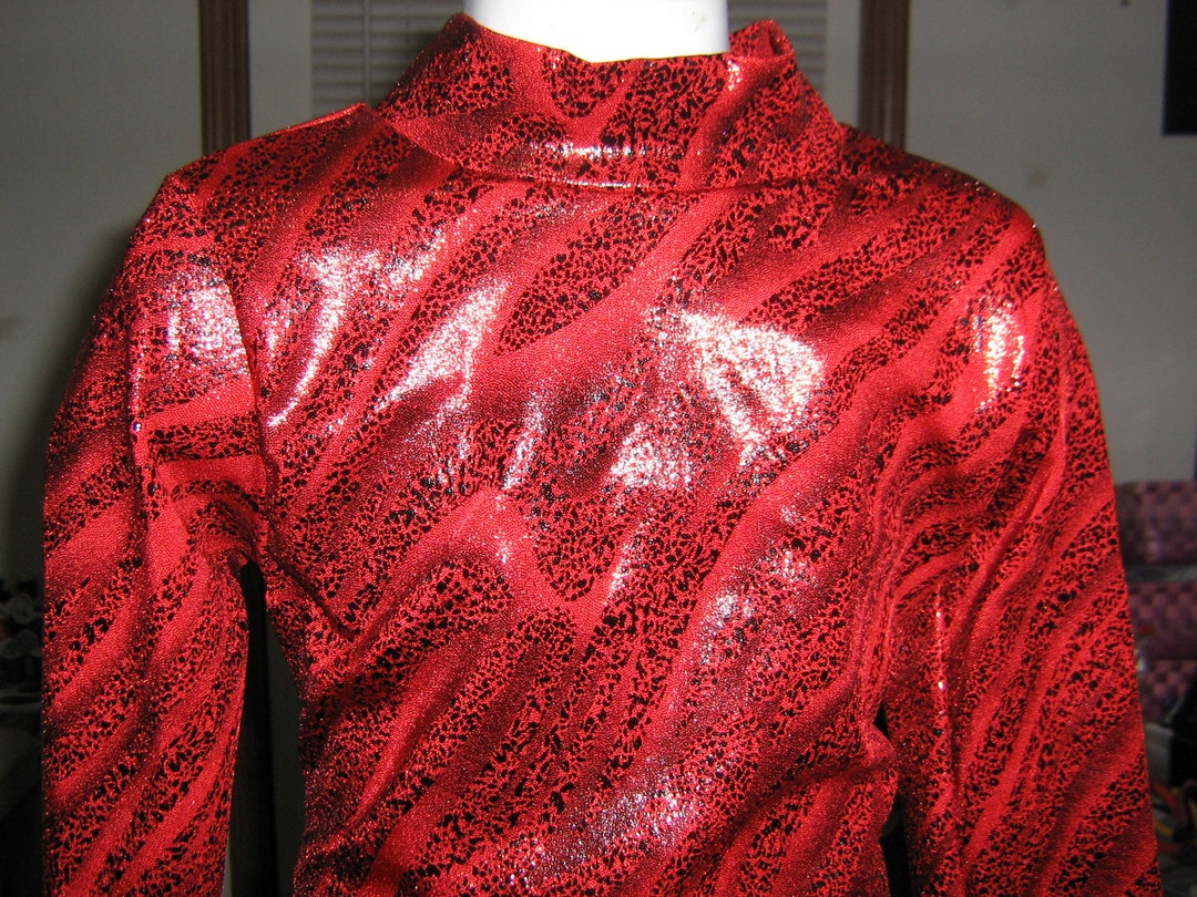 GIRLS, Red/black, SLINKY, Western Show Shirt, Pleasure, Horsemanship