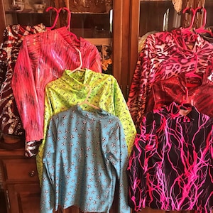 sale--Girls  M , western show shirt, pleasure, horsmanship,  leadline, rodeo,